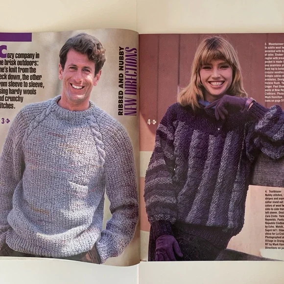 Knitting With Simplicity Magazine 30 Winning Fall Designs Full Patterns Included - Picture 5 of 17